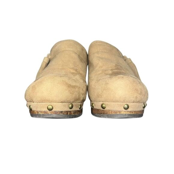 UNIONBAY Women’s 10 Slip On Clogs Faux Suede Platform Block Heel Mules Y2K - Picture 5 of 8